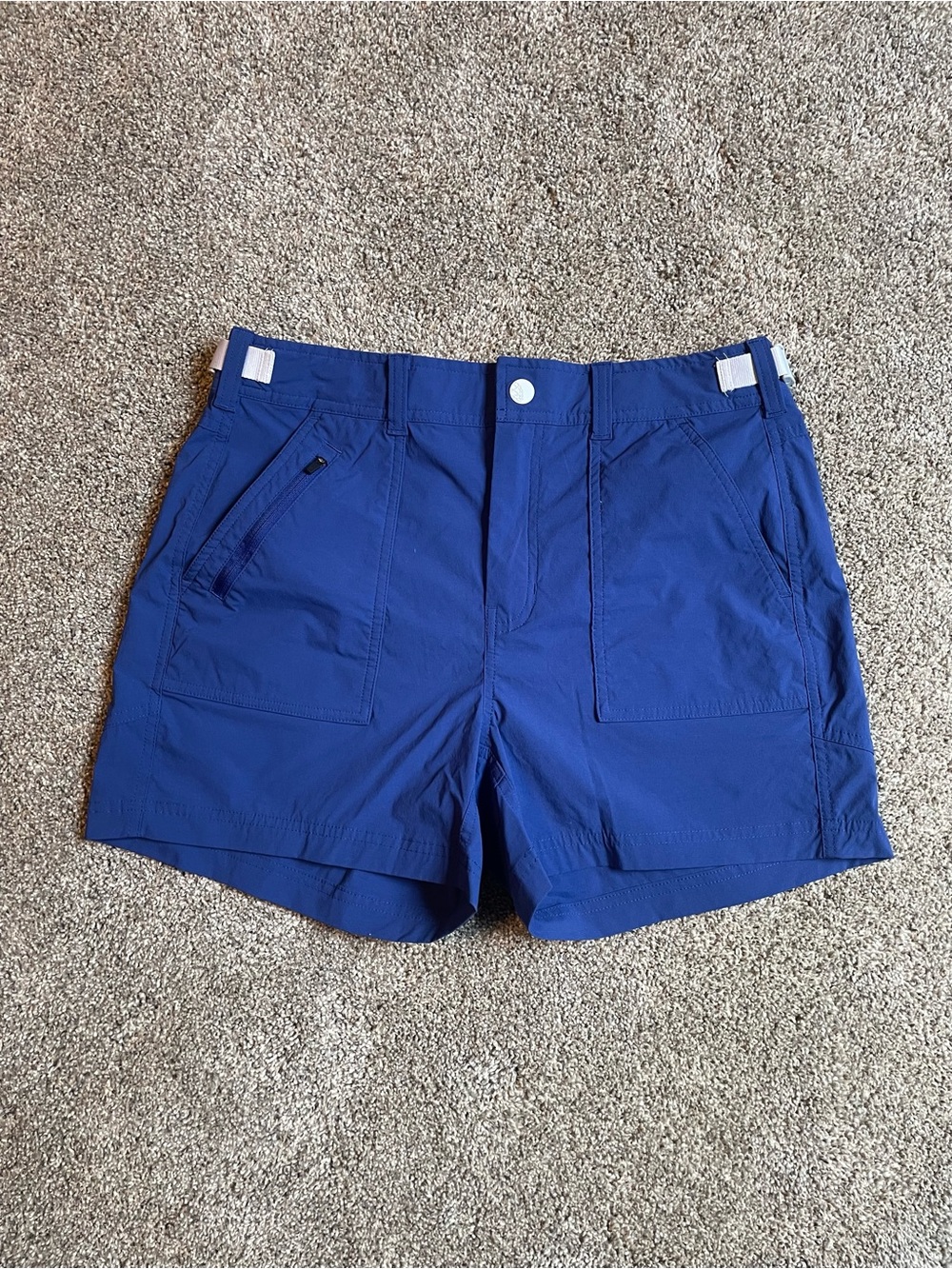 Stio Women's Royal Blue Outdoor Shorts with Mountain Waistband Size 8